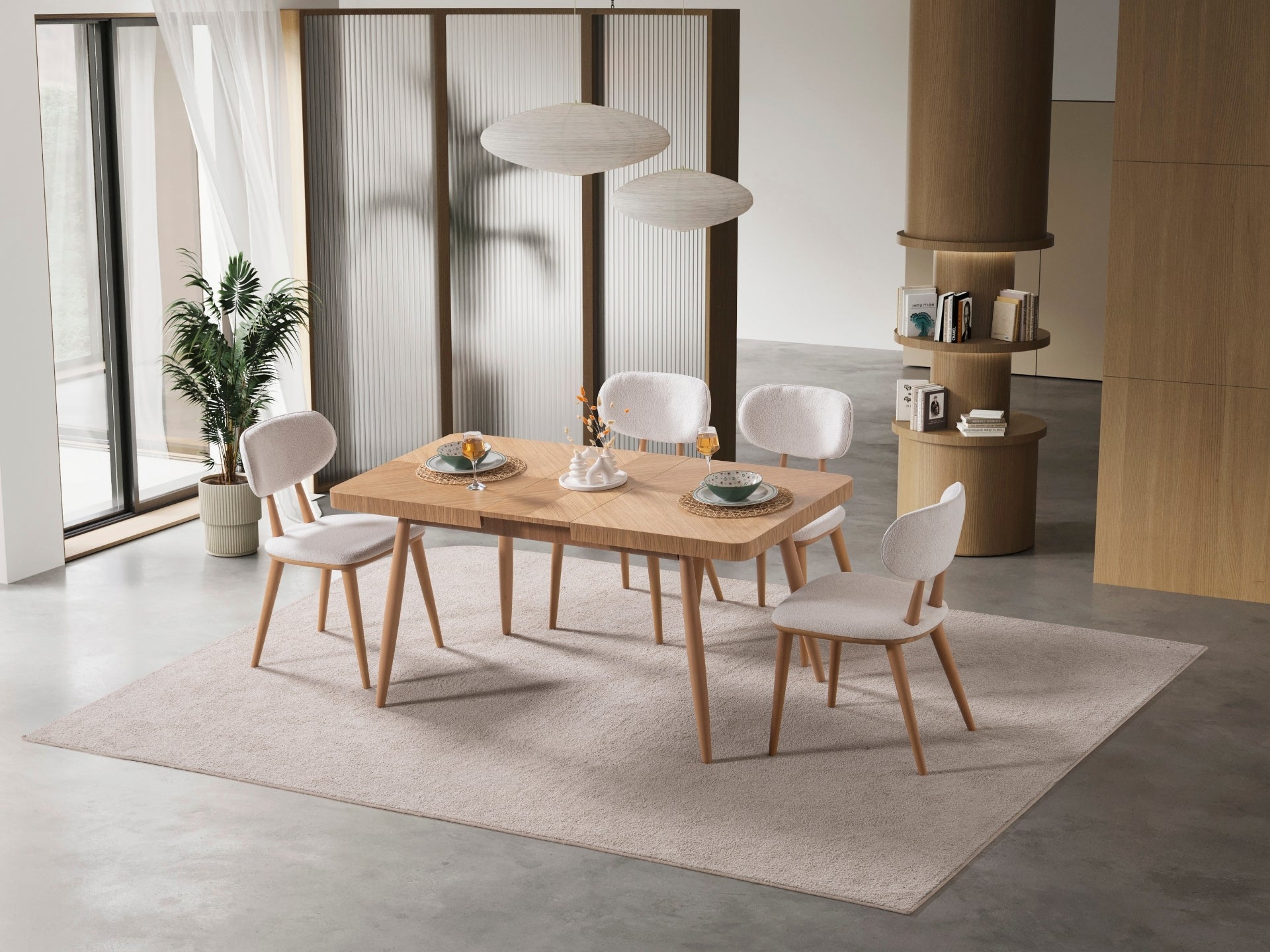 Barcelona Masa Sandalye Seti