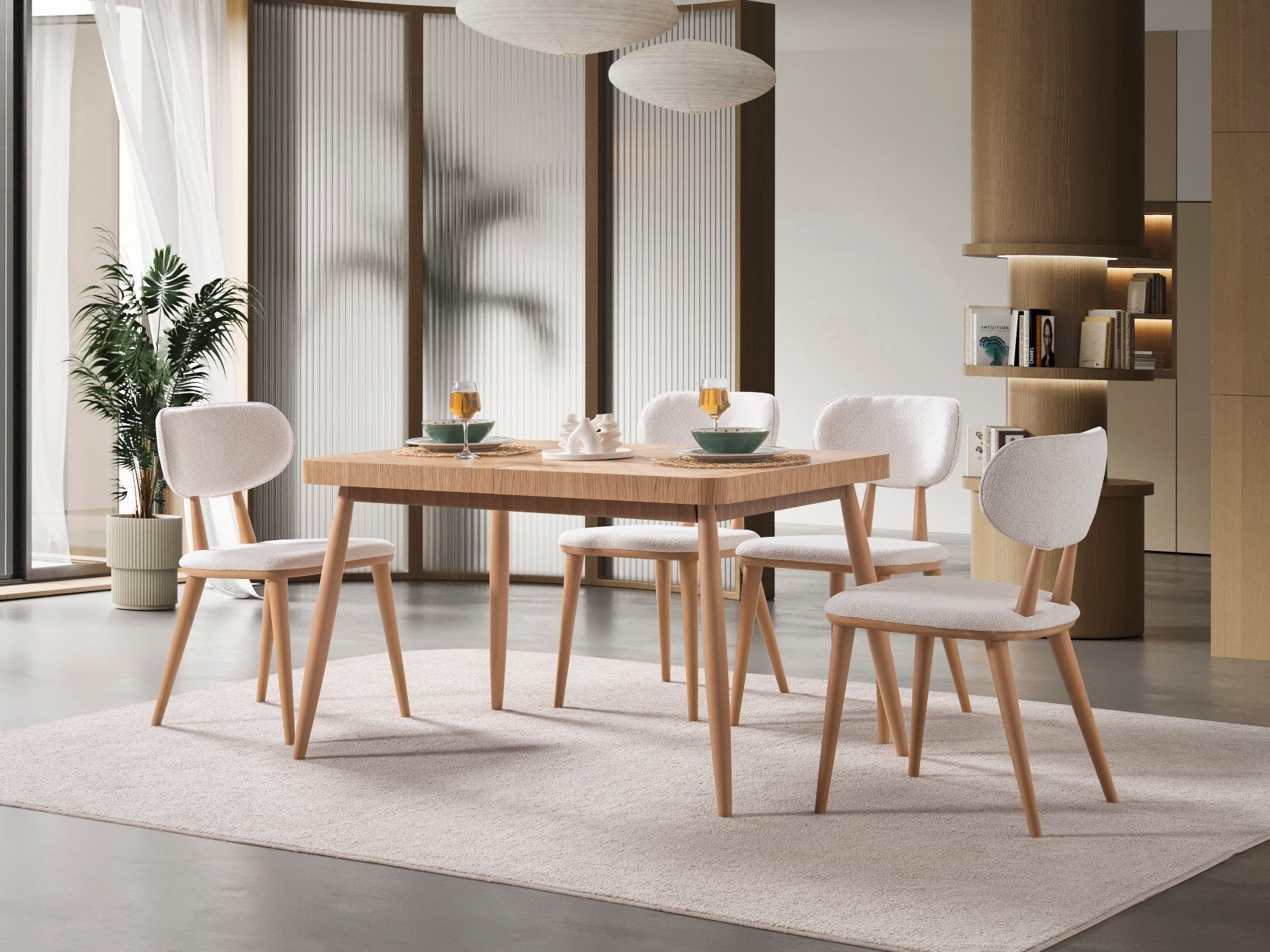 Barcelona Masa Sandalye Seti