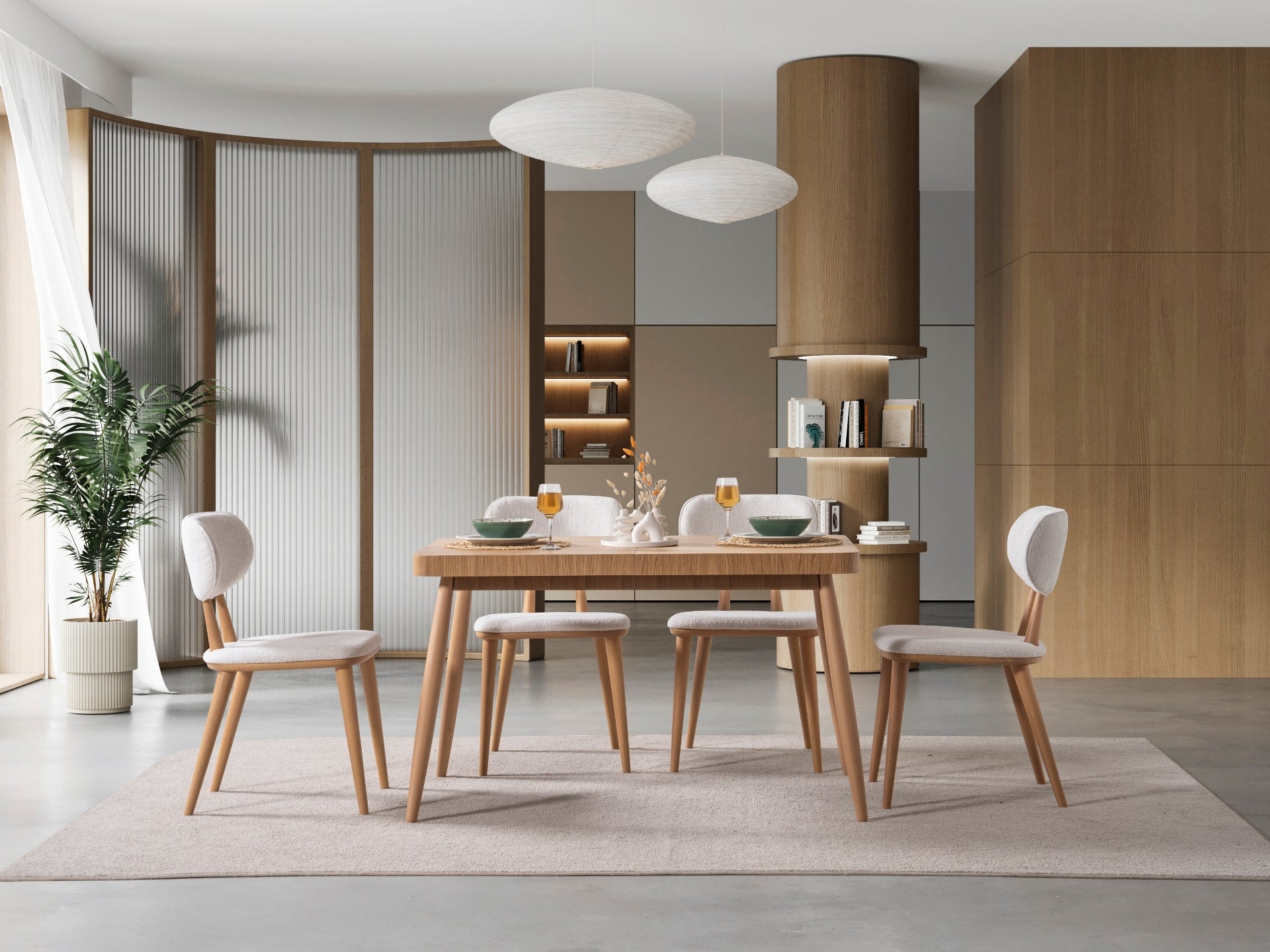 Barcelona Masa Sandalye Seti