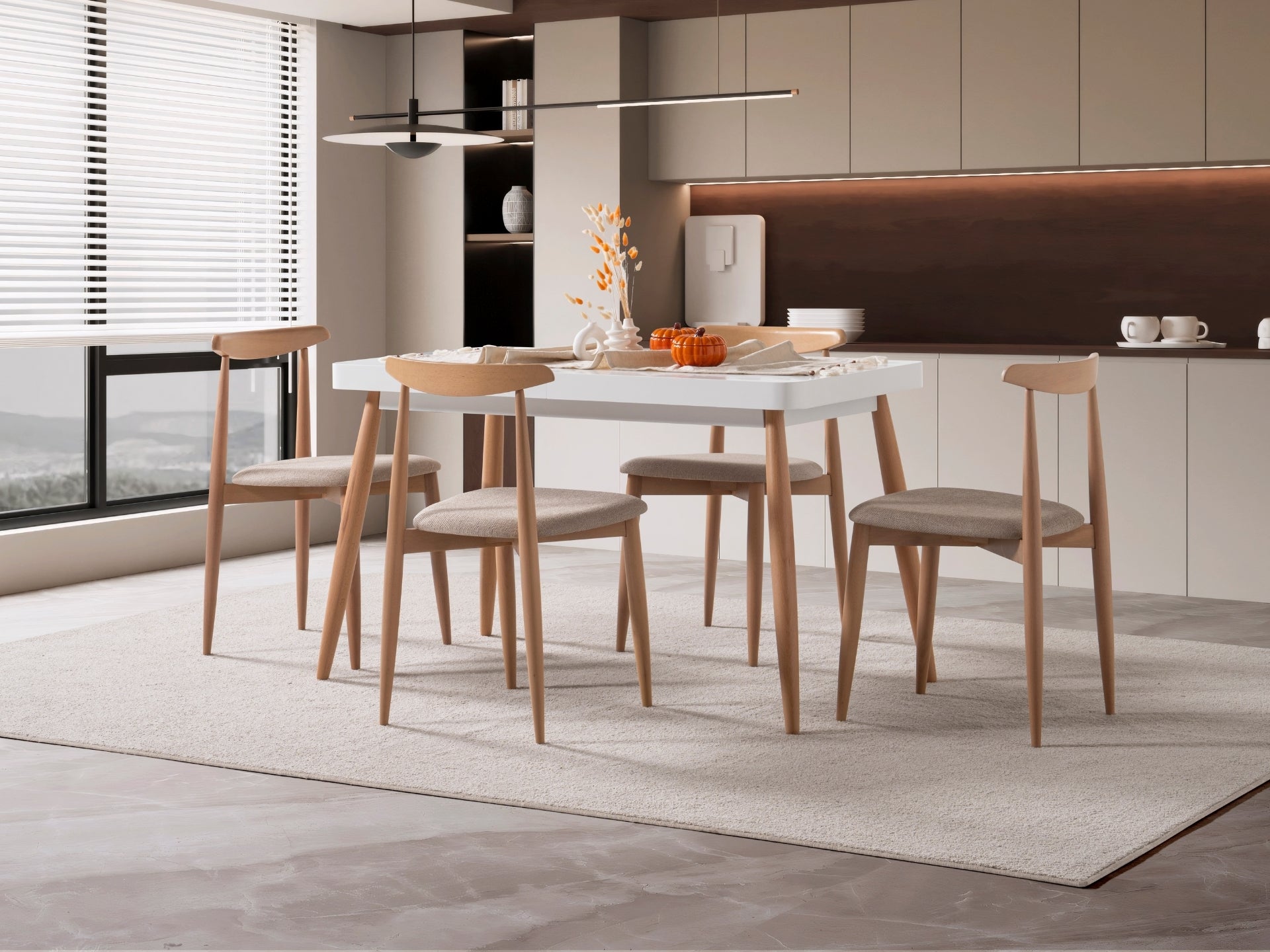 Rolla Masa Sandalye Seti