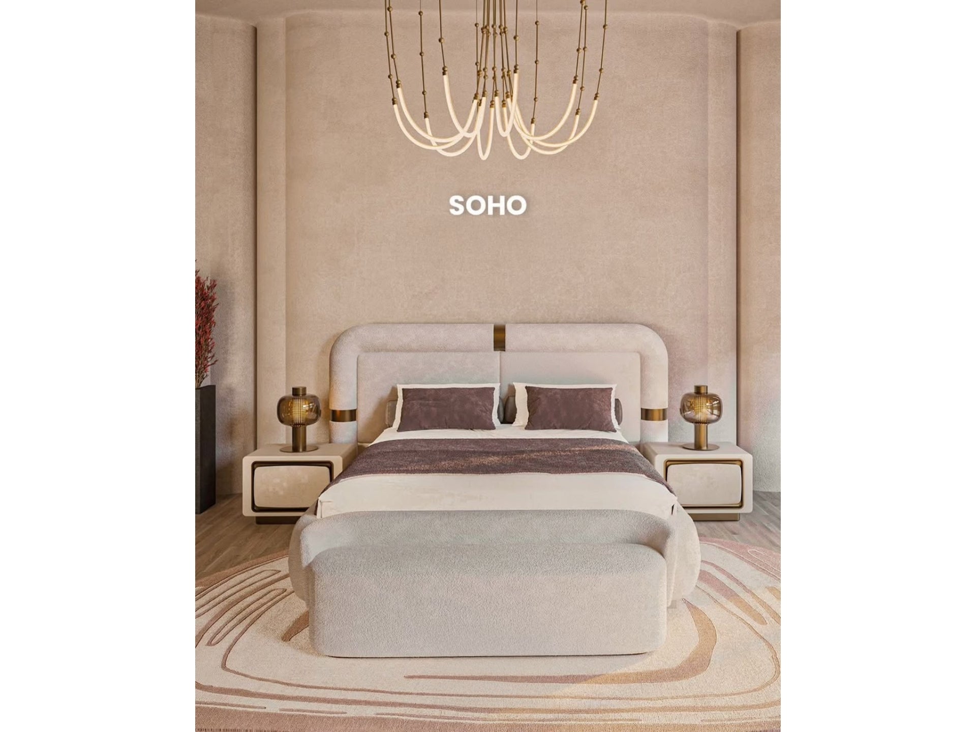 Soho Yatak Odası - Dolapsız