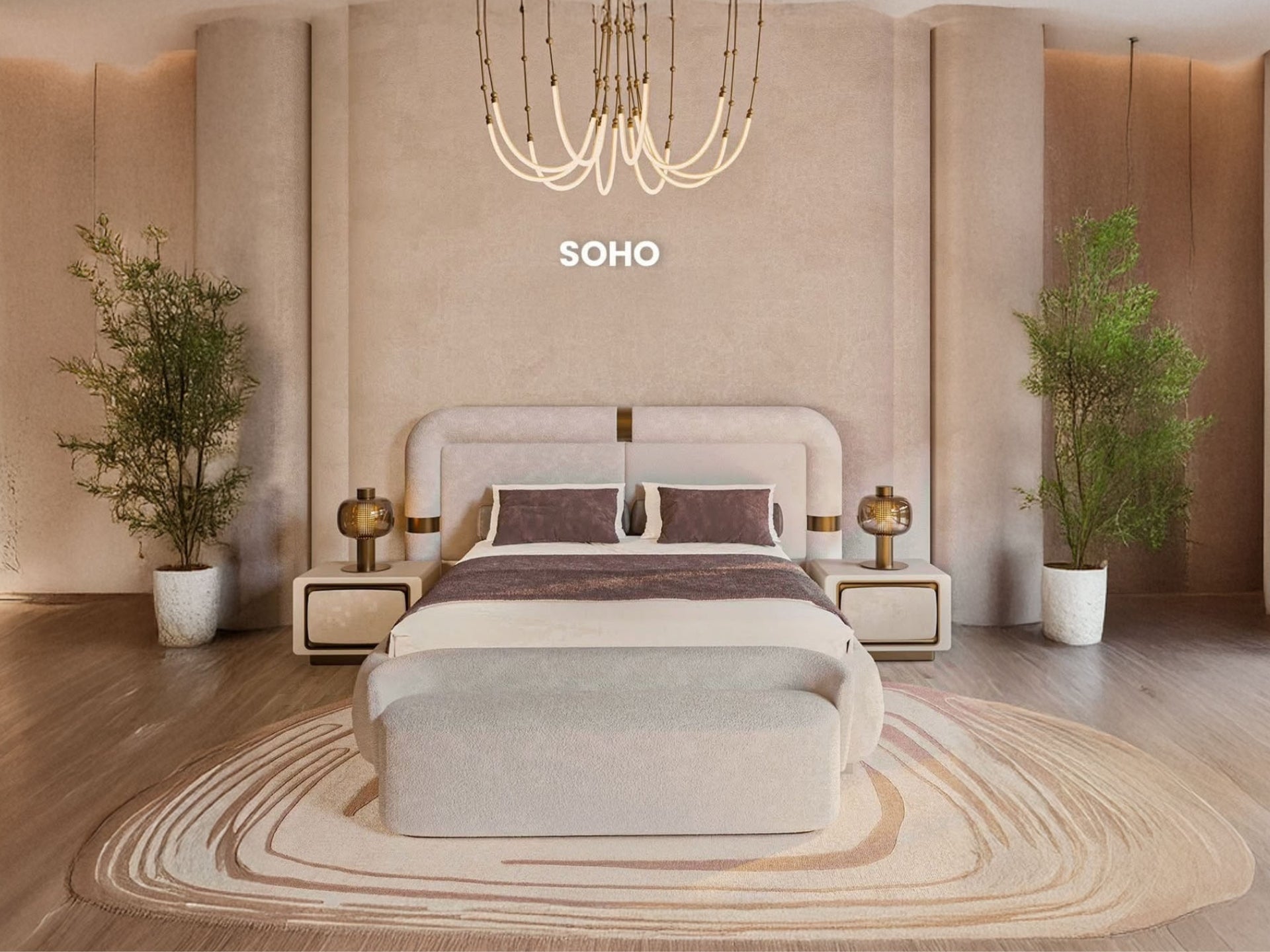 Soho Yatak Odası - Dolapsız
