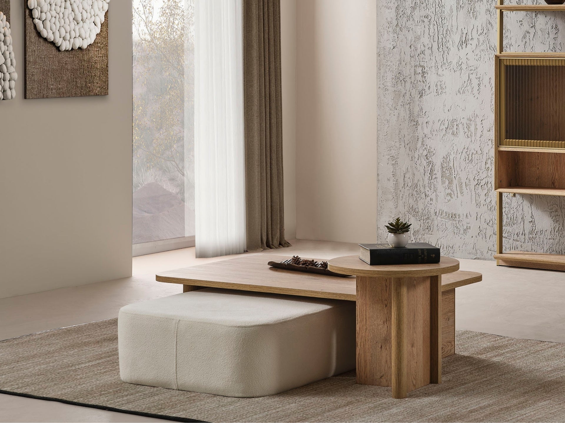 Anka Sehpa (Orta + Yan + Puf Dahil)