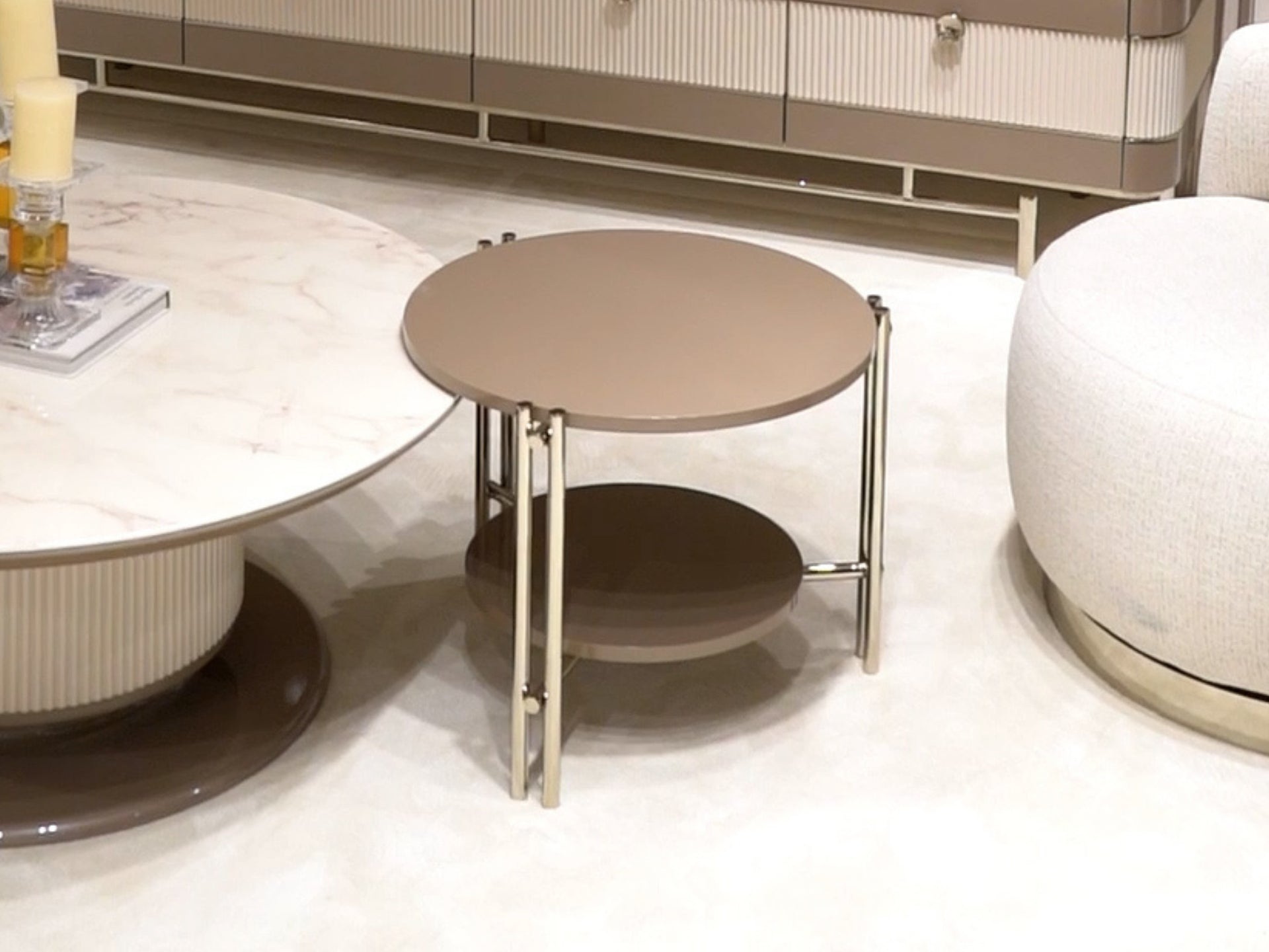 Aura Orta Sehpa Metal Ayak