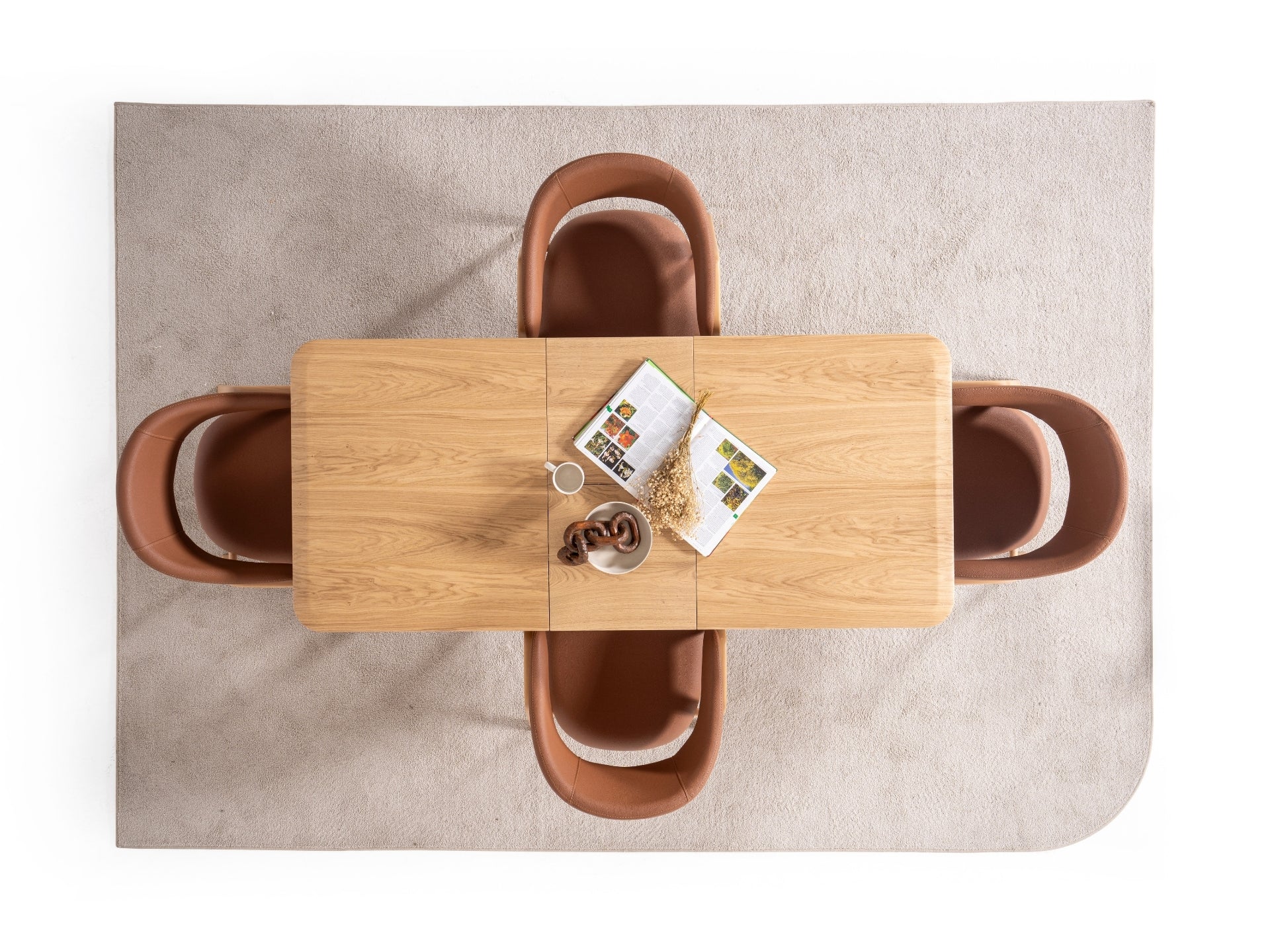 Baltimore Masa Sandalye Seti (Ceviz)