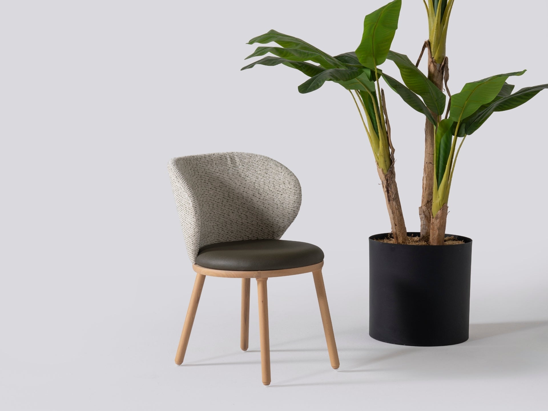 Dominik Masa Sandalye Seti (Beyaz - Meşe)