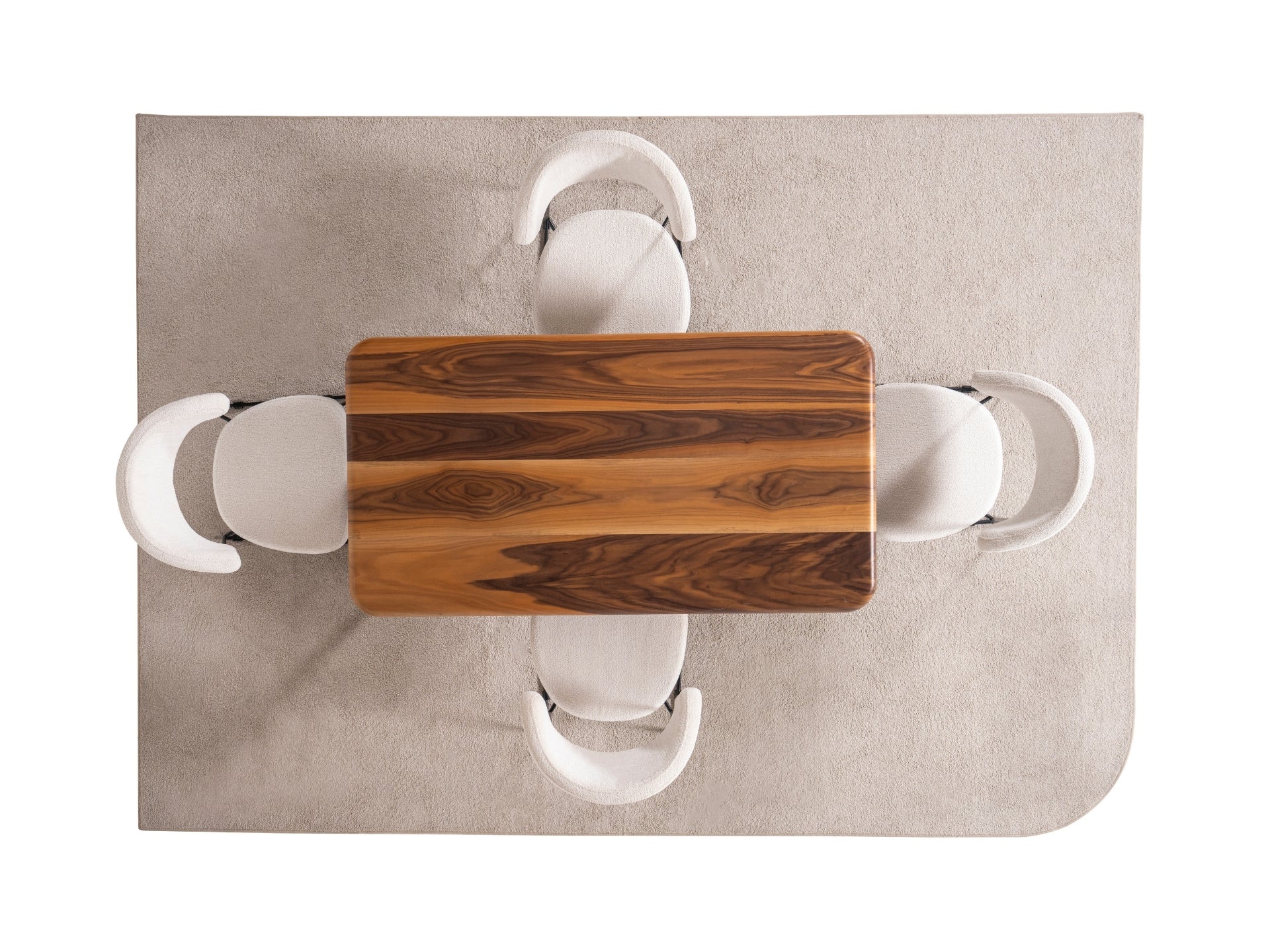 Gloria Masa Sandalye Seti (Siyah)