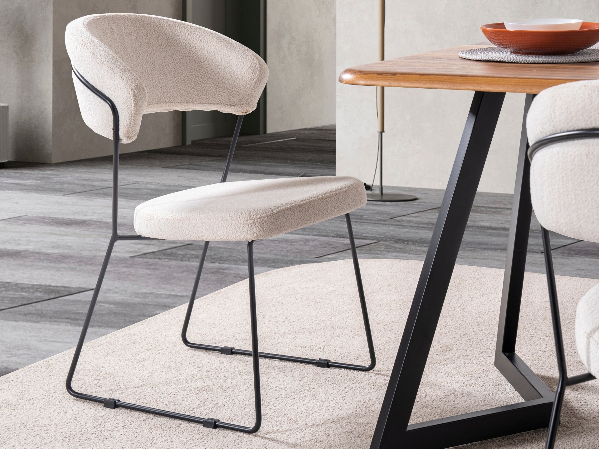 Gloria Masa Sandalye Seti (Siyah)