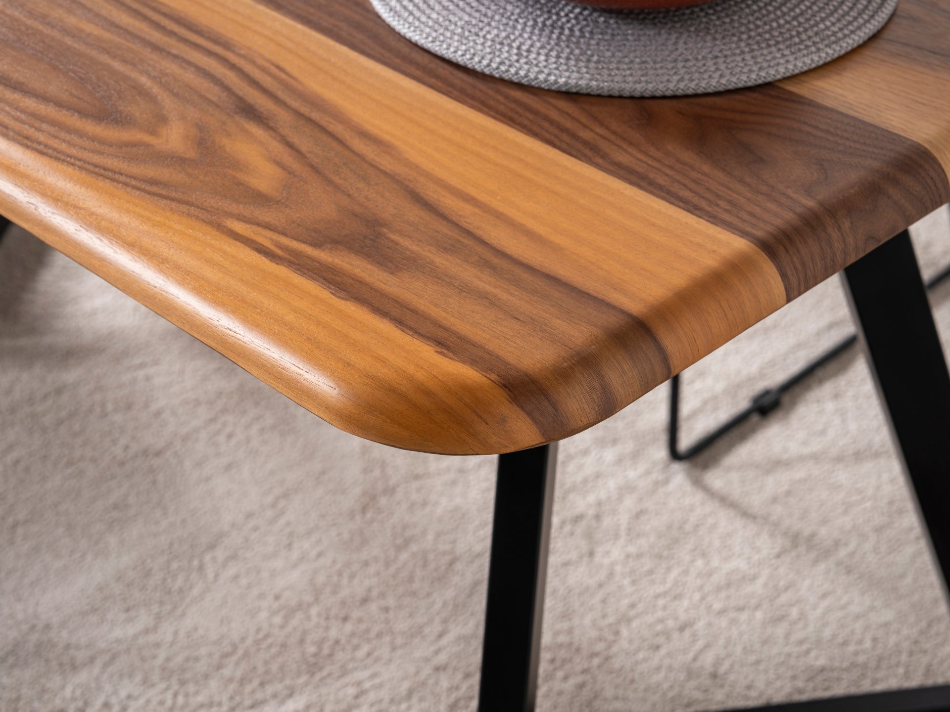 Gloria Masa Sandalye Seti (Siyah)