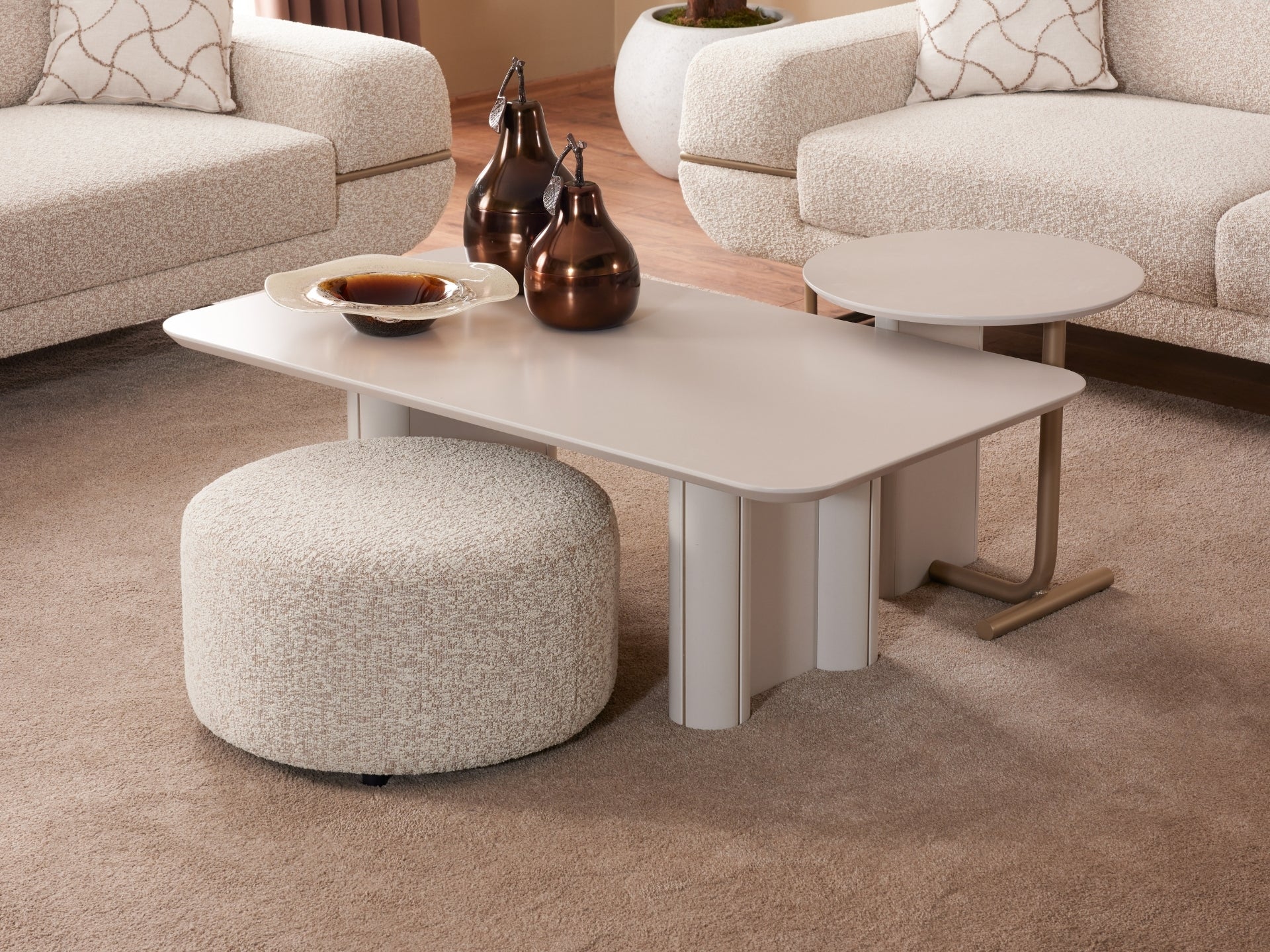 Pier 3'lü Sehpa Seti